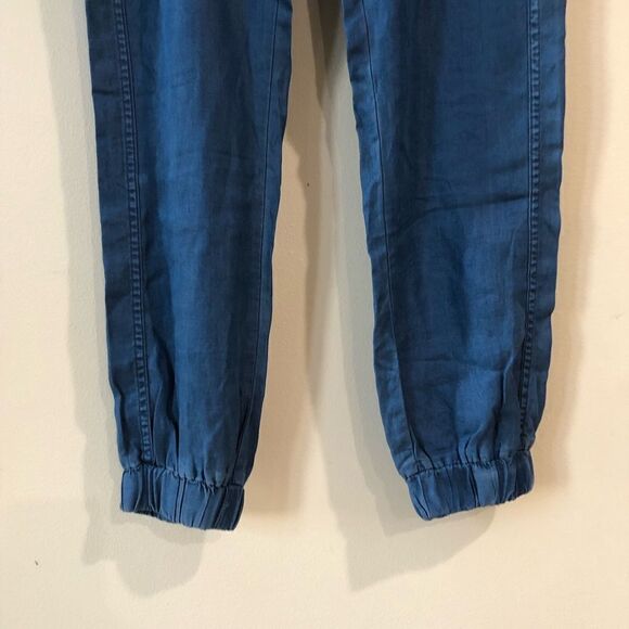 Prana Aberdeen Blue Chambray Jogger Pants - Picture 5 of 8